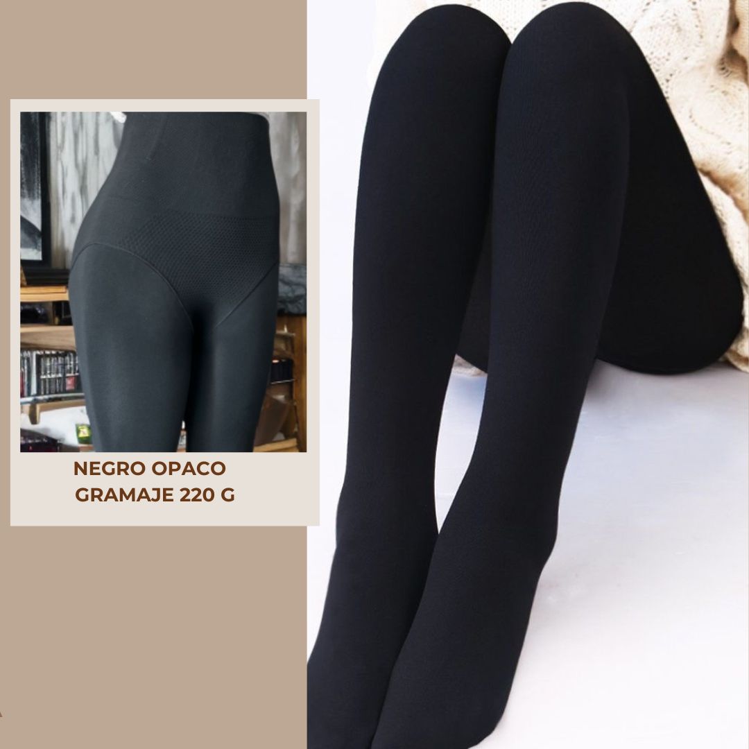 Medias Termicas 220 G con Push Up y Control Abdomen