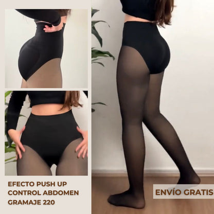 Medias Termicas 220 G con Push Up y Control Abdomen