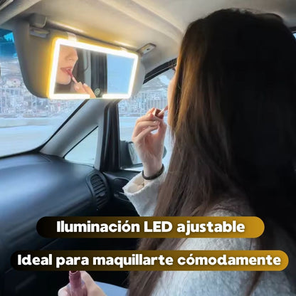 Espejo De Lujo LED Para Coche®