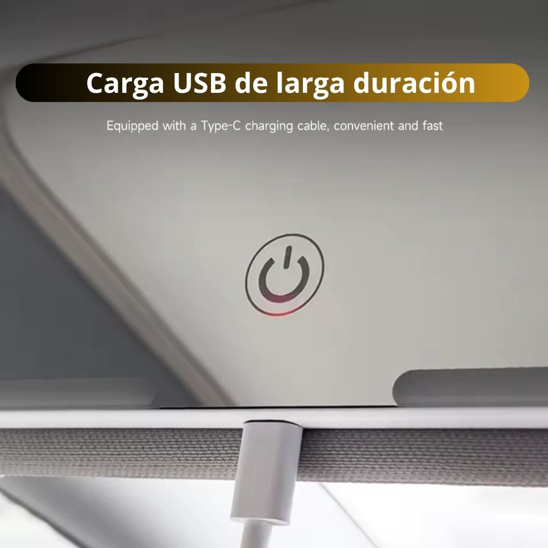 Espejo De Lujo LED Para Coche®