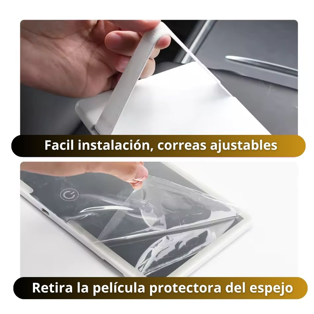 Espejo De Lujo LED Para Coche®