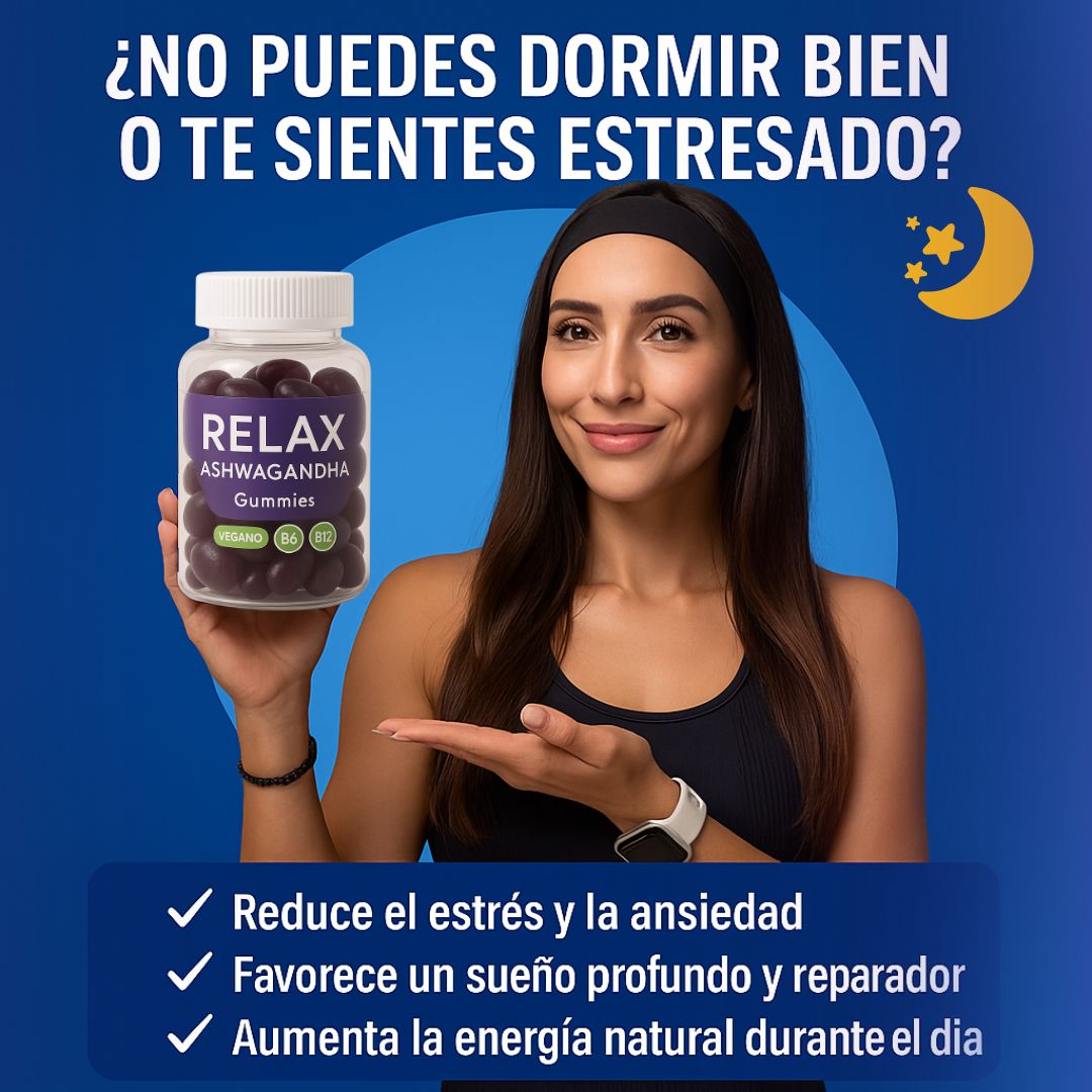 Ashwagandha Relax Gummies – Tu dosis diaria de calma natural