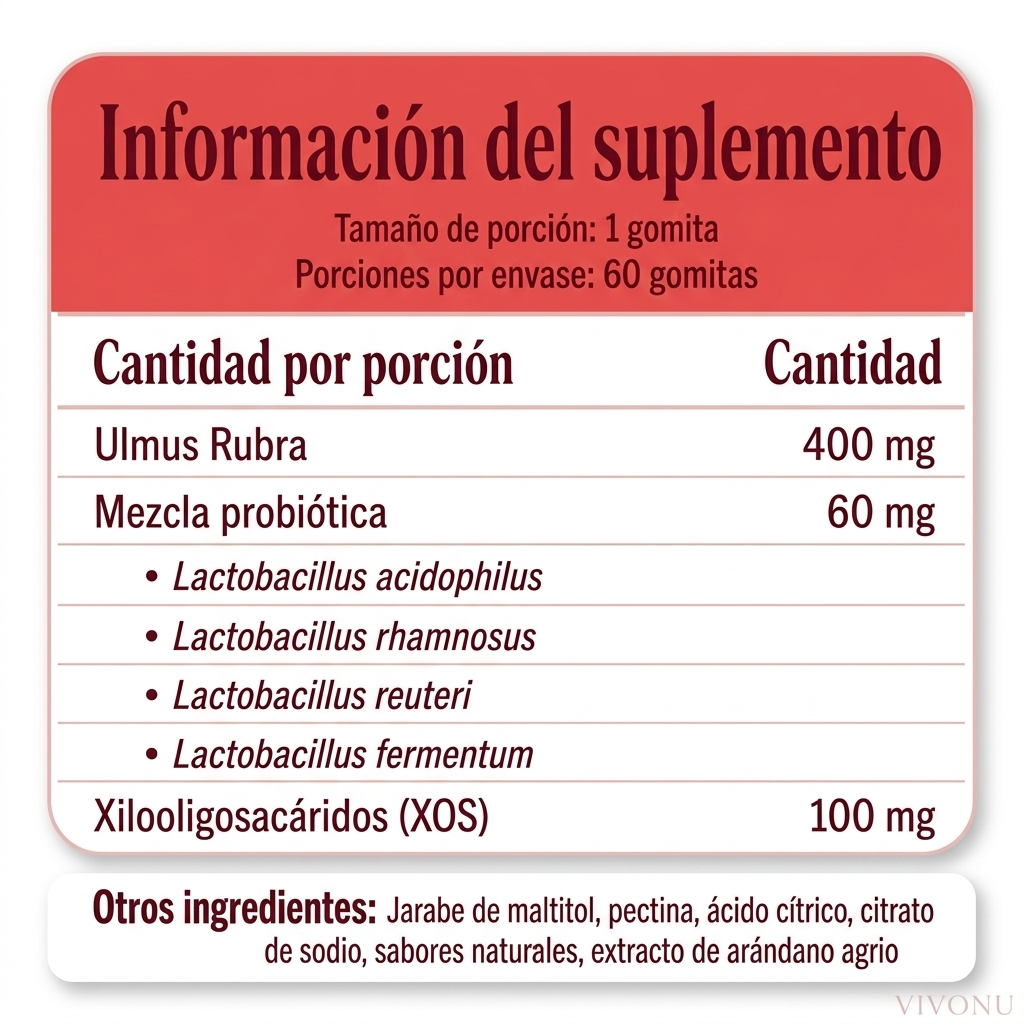Informacion del suplemento