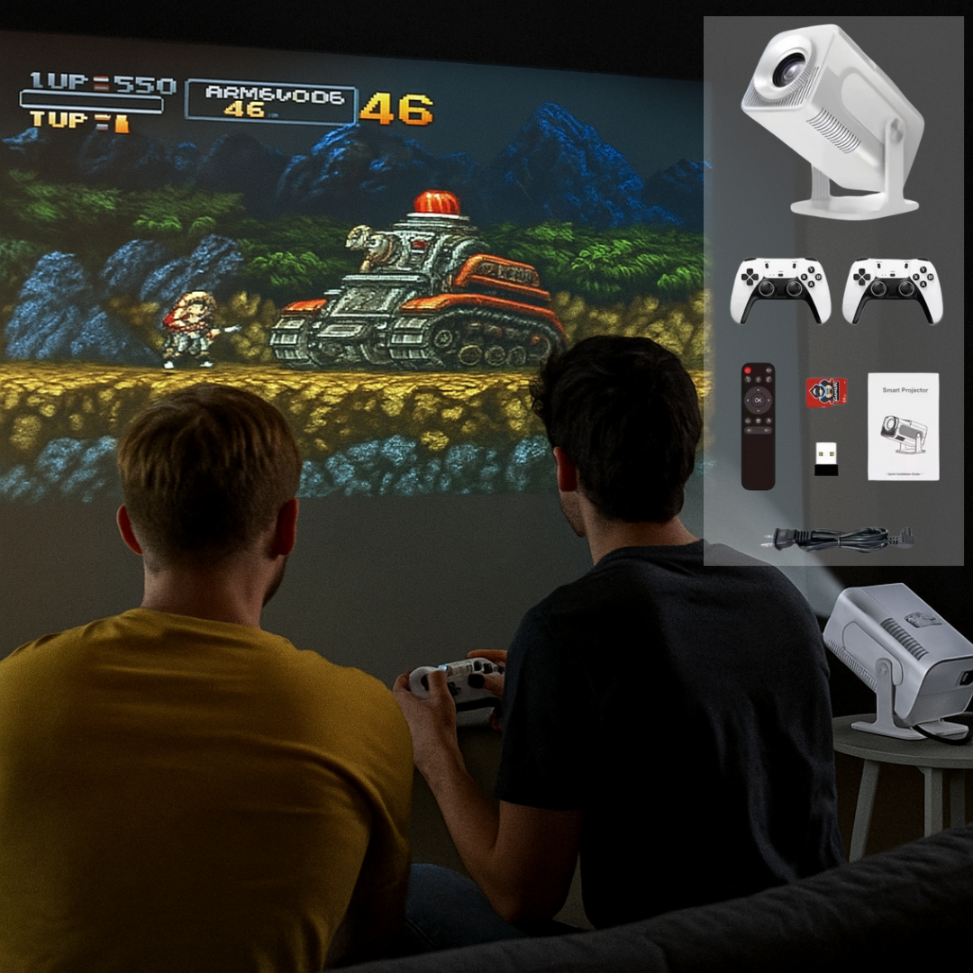 Proyector Retroplay™  Disfruta miles de clásicos en pantalla grande