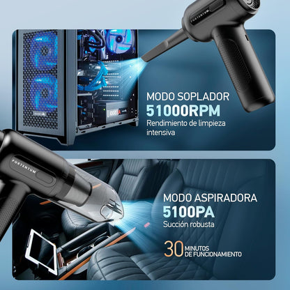 Aspiradora Portátil: Ligera y Potente