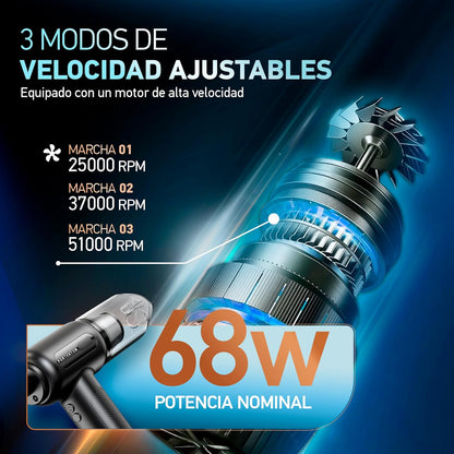 Aspiradora Portátil: Ligera y Potente